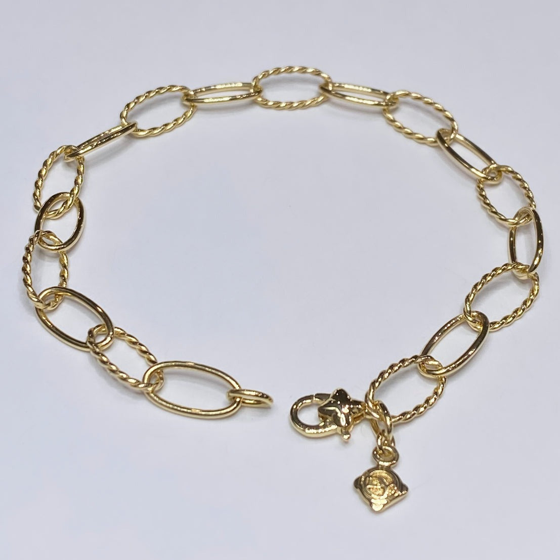 David Yurman Oval Link Bracelet 18k