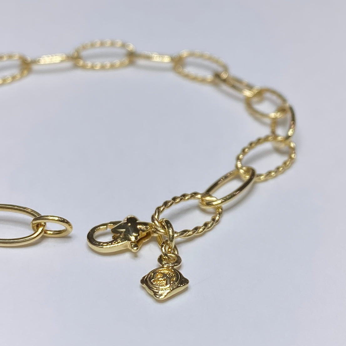 David Yurman Oval Link Bracelet 18k