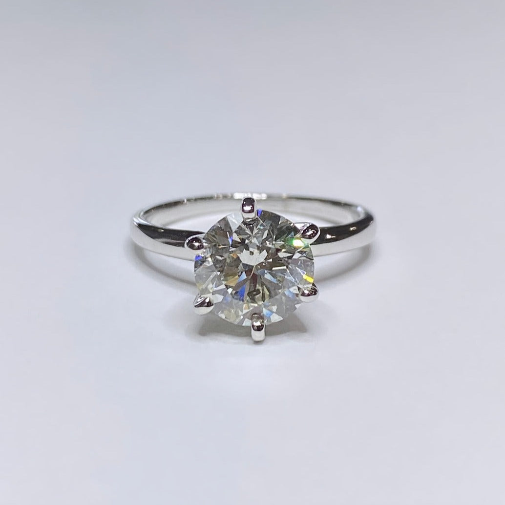 2ct Round Cut 6-Prong Solitaire