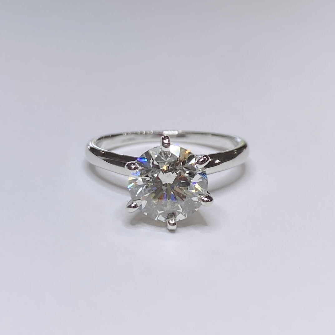 2ct Round Cut 6-Prong Solitaire