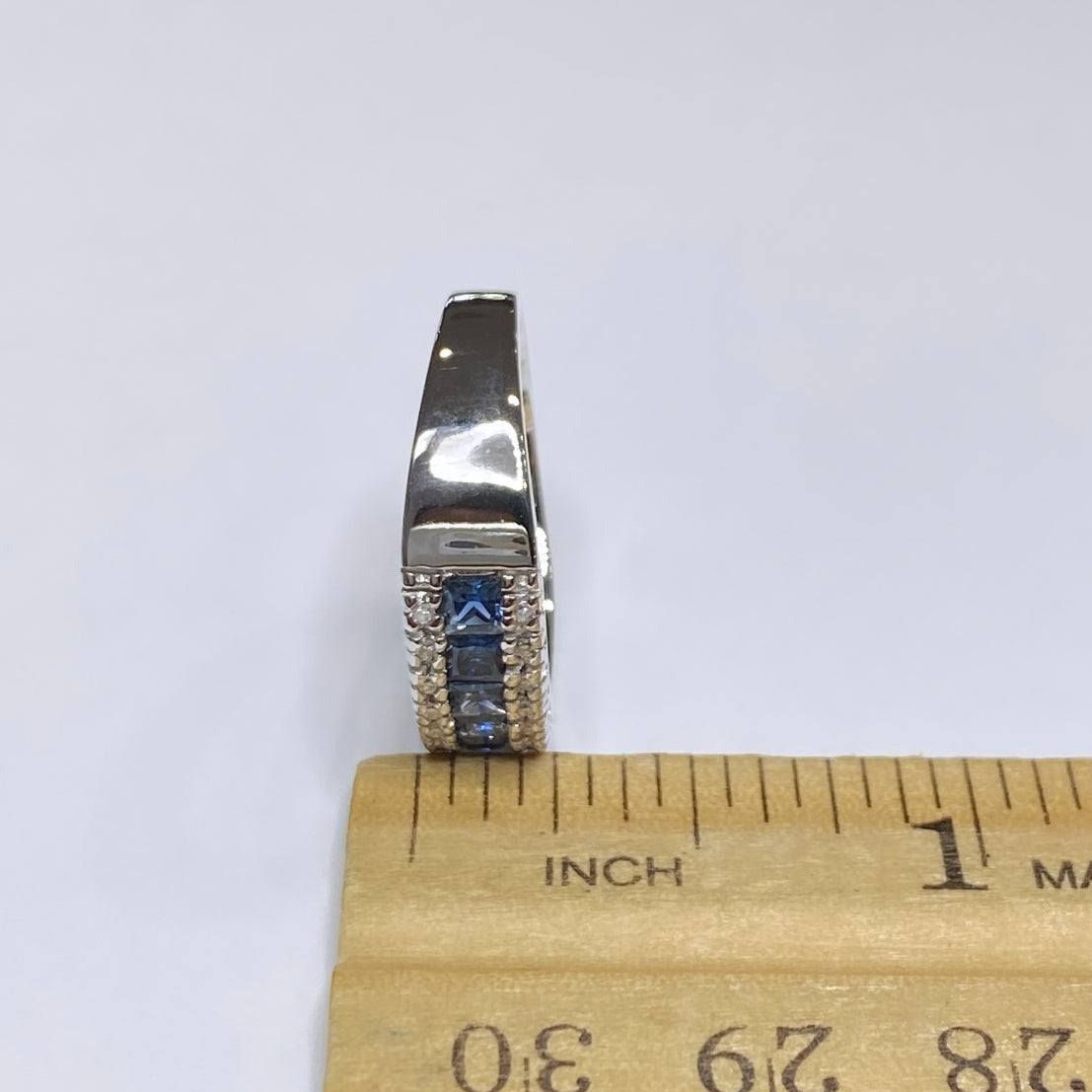 EFFY diamond & sapphire band 14k