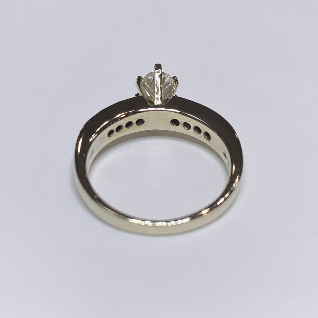 1ctw Oval & Princess Cut Diamond Ring 14k