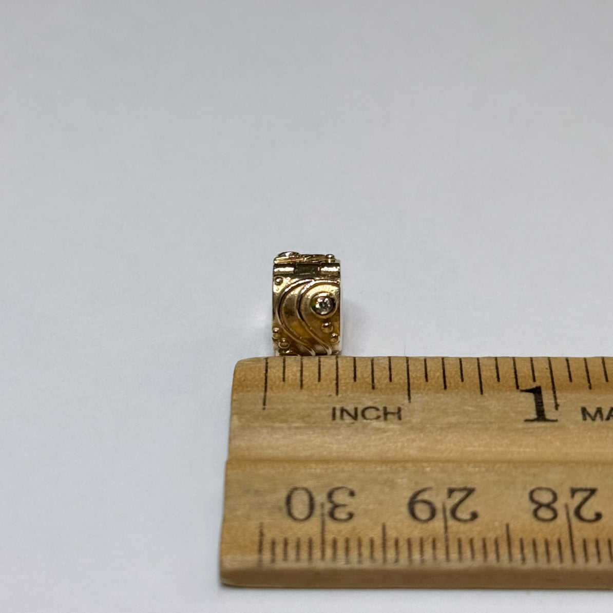 Pandora 14k Diamond Charm Stopper