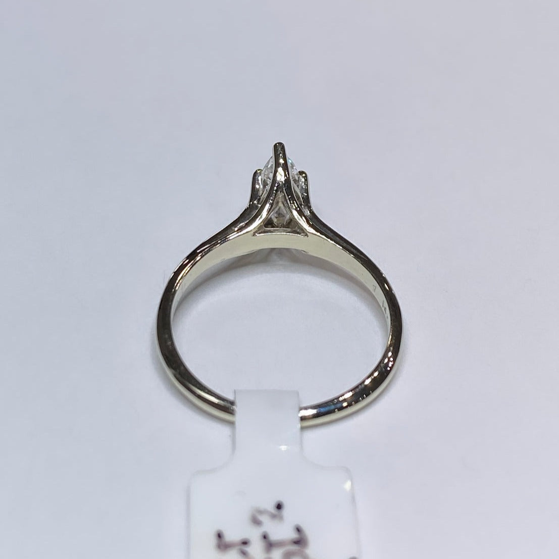 0.41ct Marquise Shape Diamond Solitaire 14k