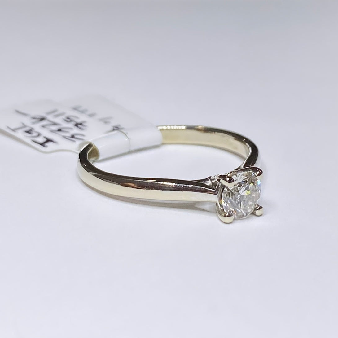 0.85ct Round Cut Solitaire IGI Certified