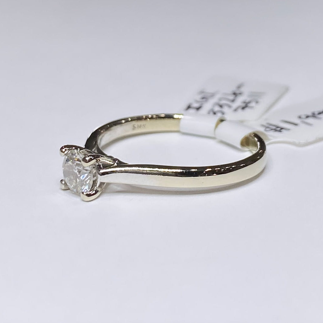 0.85ct Round Cut Solitaire IGI Certified
