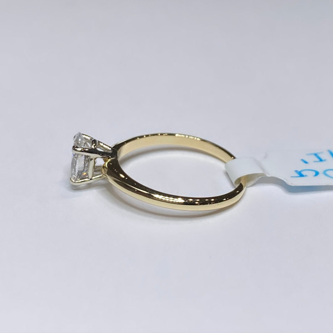 1.10ct Oval Diamond Solitaire Ring 14k