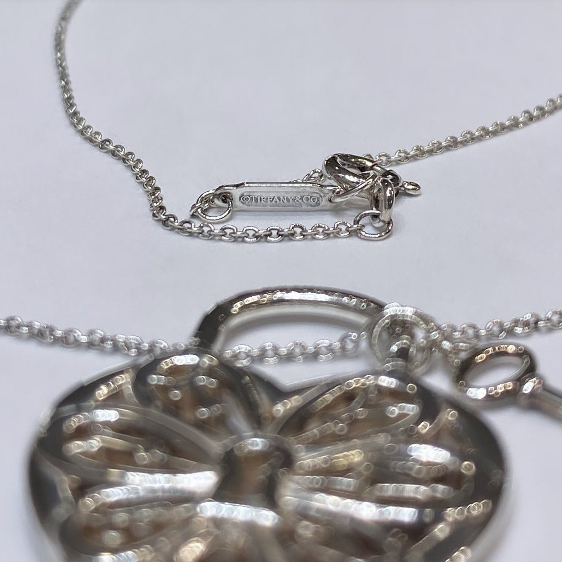 T & Co. 925 Heart & Key Necklace