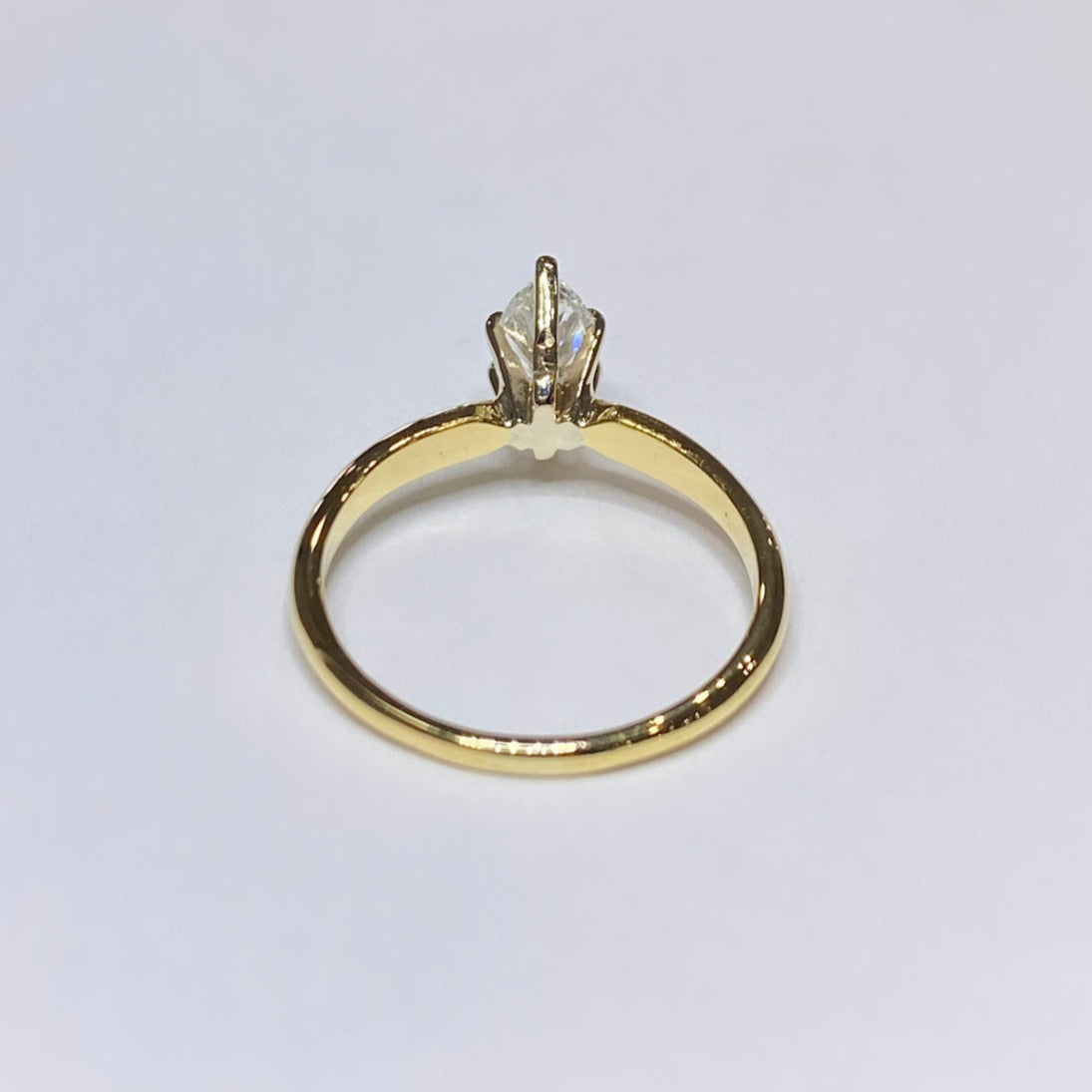 1/2ct Marquise Classic Solitaire 18k