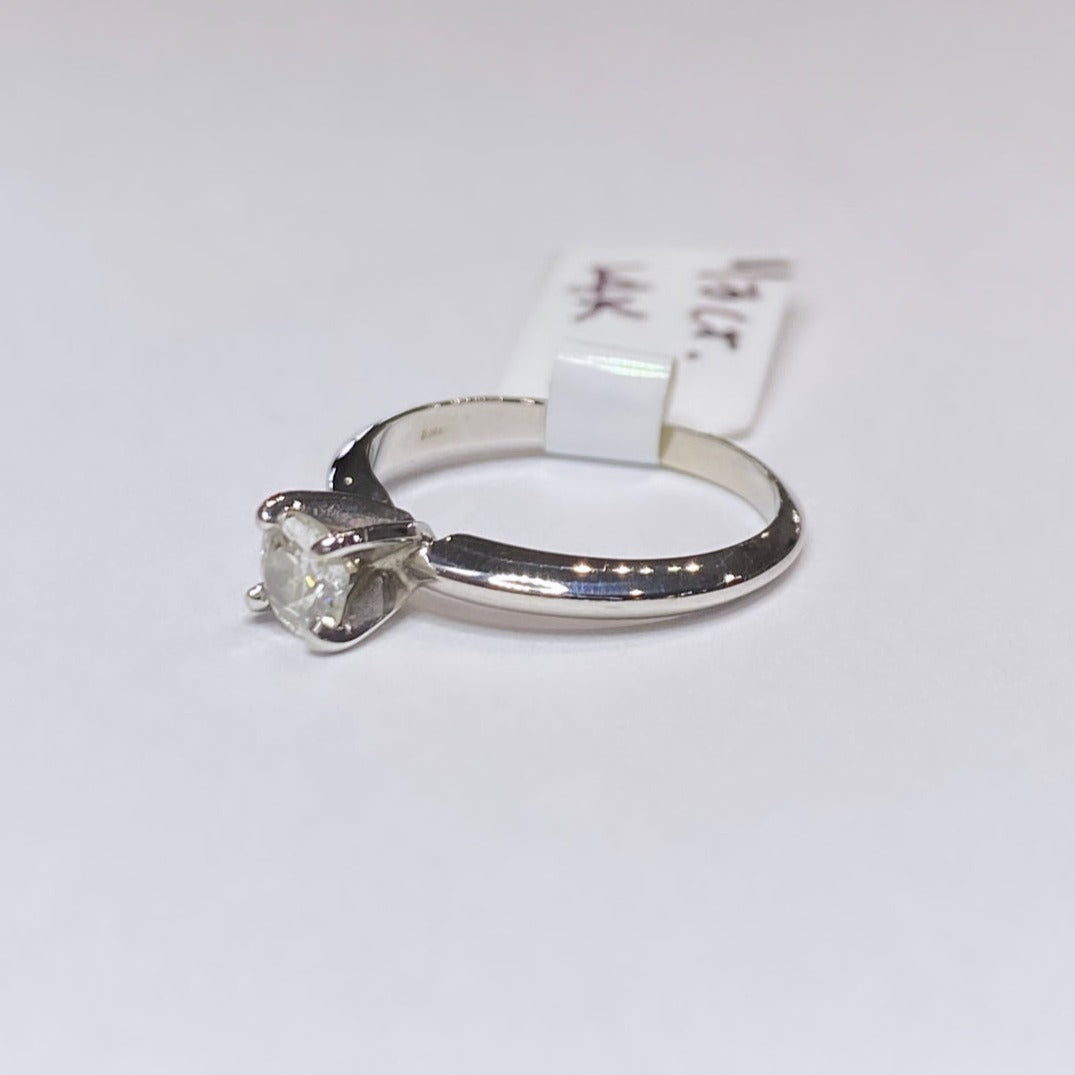 1/3ct Round Classic Solitaire Ring 14k