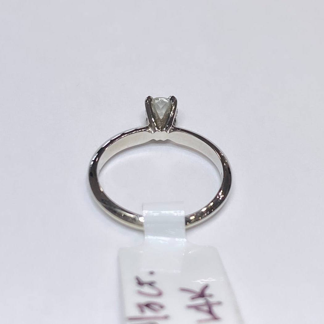 1/3ct Round Classic Solitaire Ring 14k