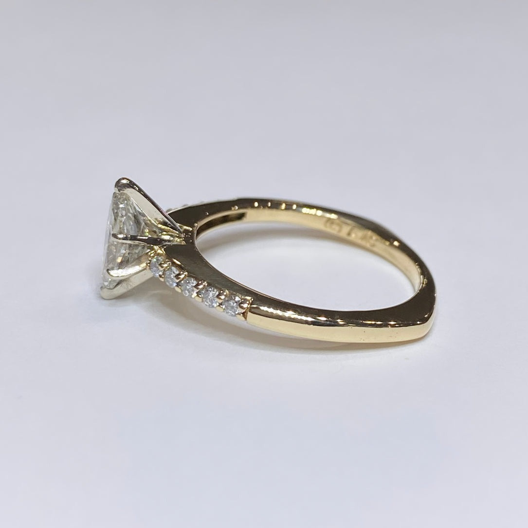 1ct Marquise Cut Diamond 14k Ring