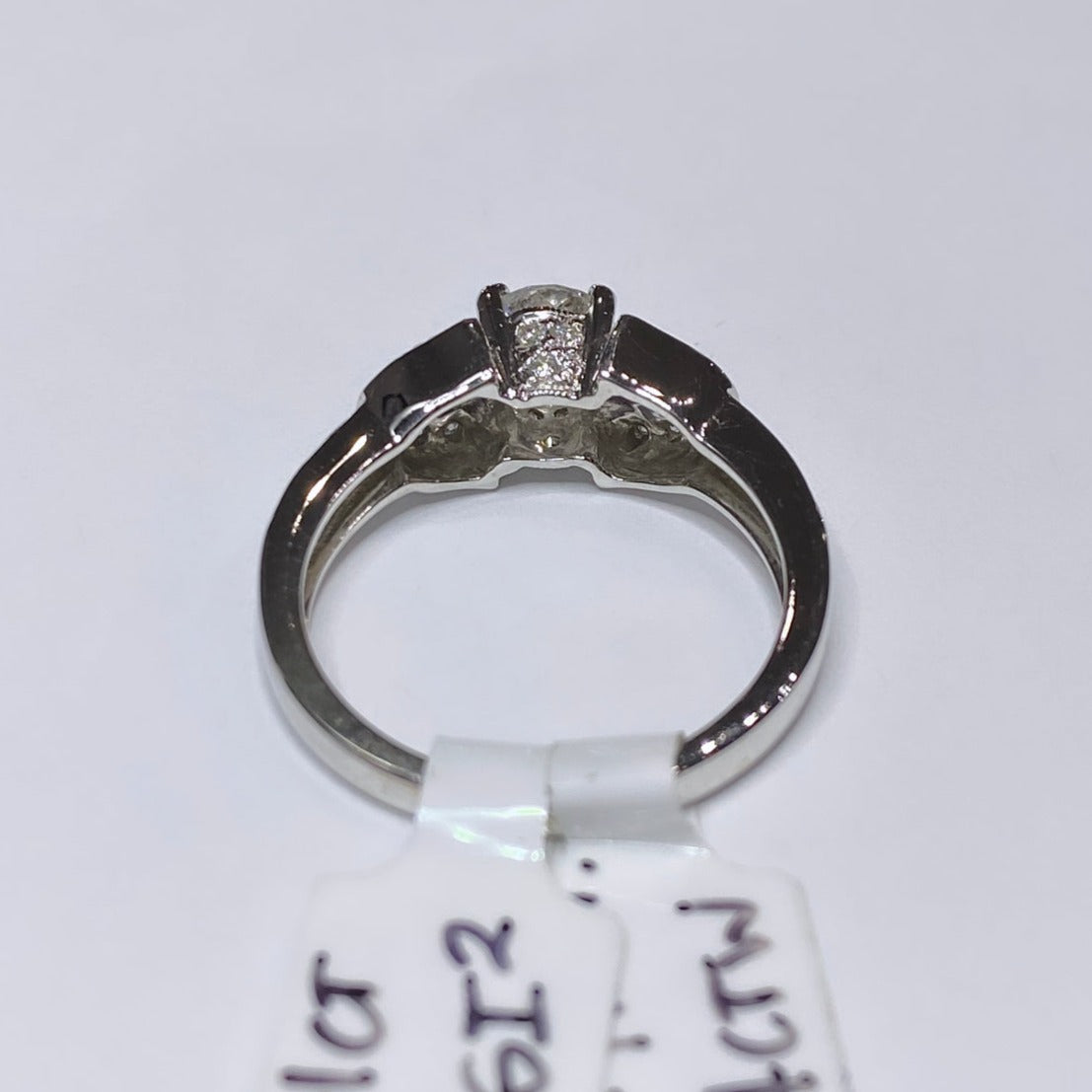 1ct Round Tulip Engagement Ring