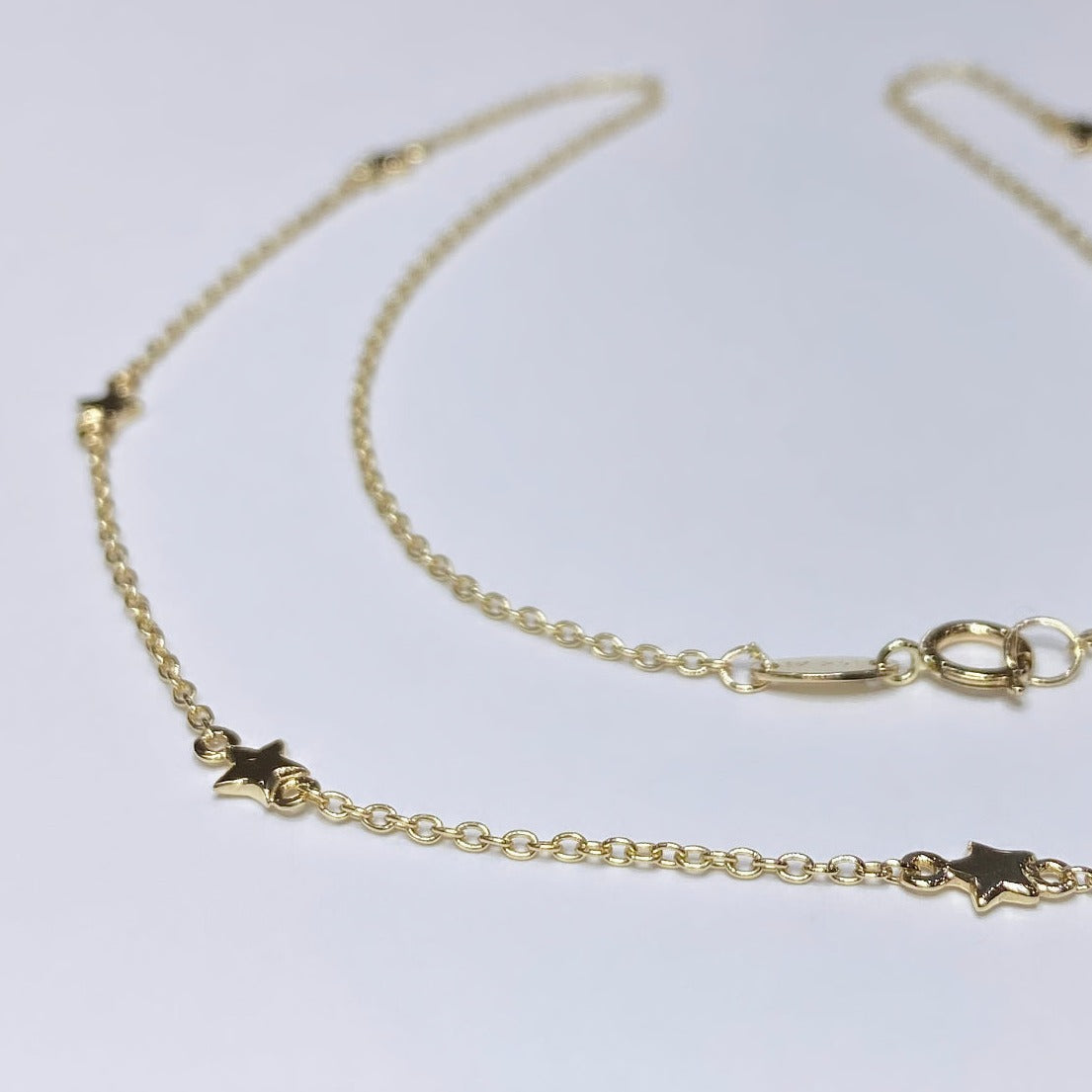 14k Stationary Star Necklace