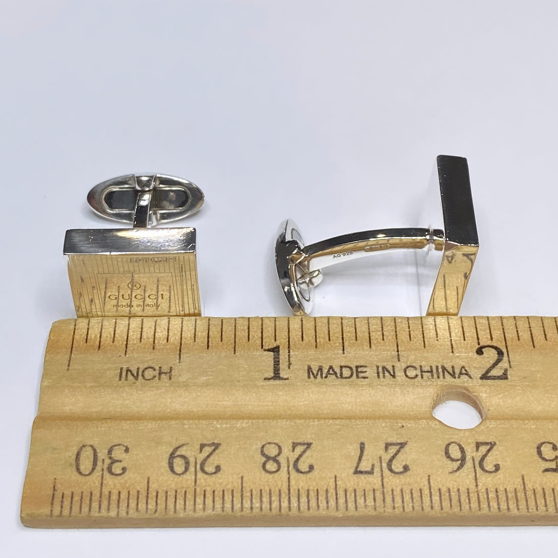 Gucci 925 Trademark Cufflinks