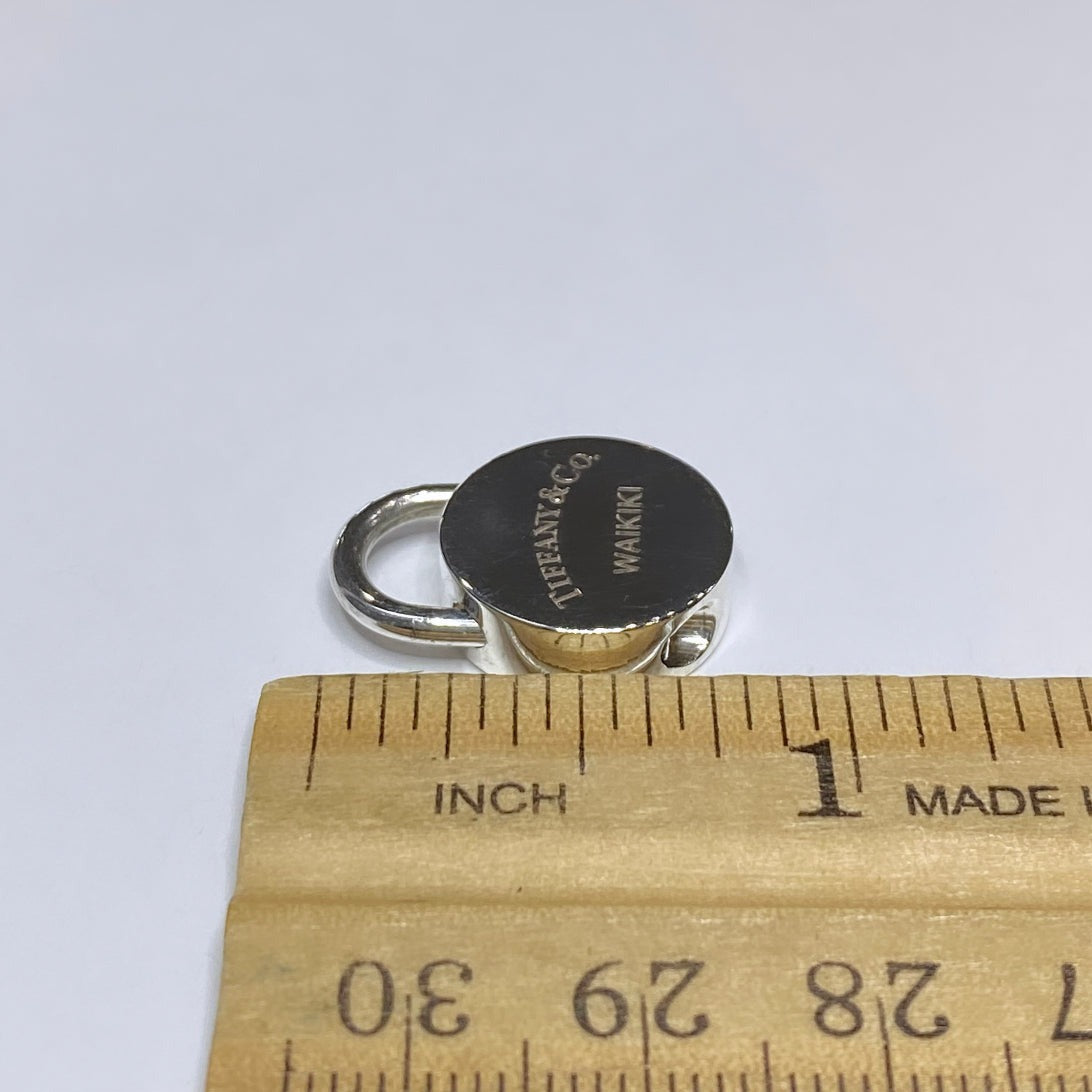 Tiffany & Co 925 Return To Tiffany “Waikiki” Lock Charm