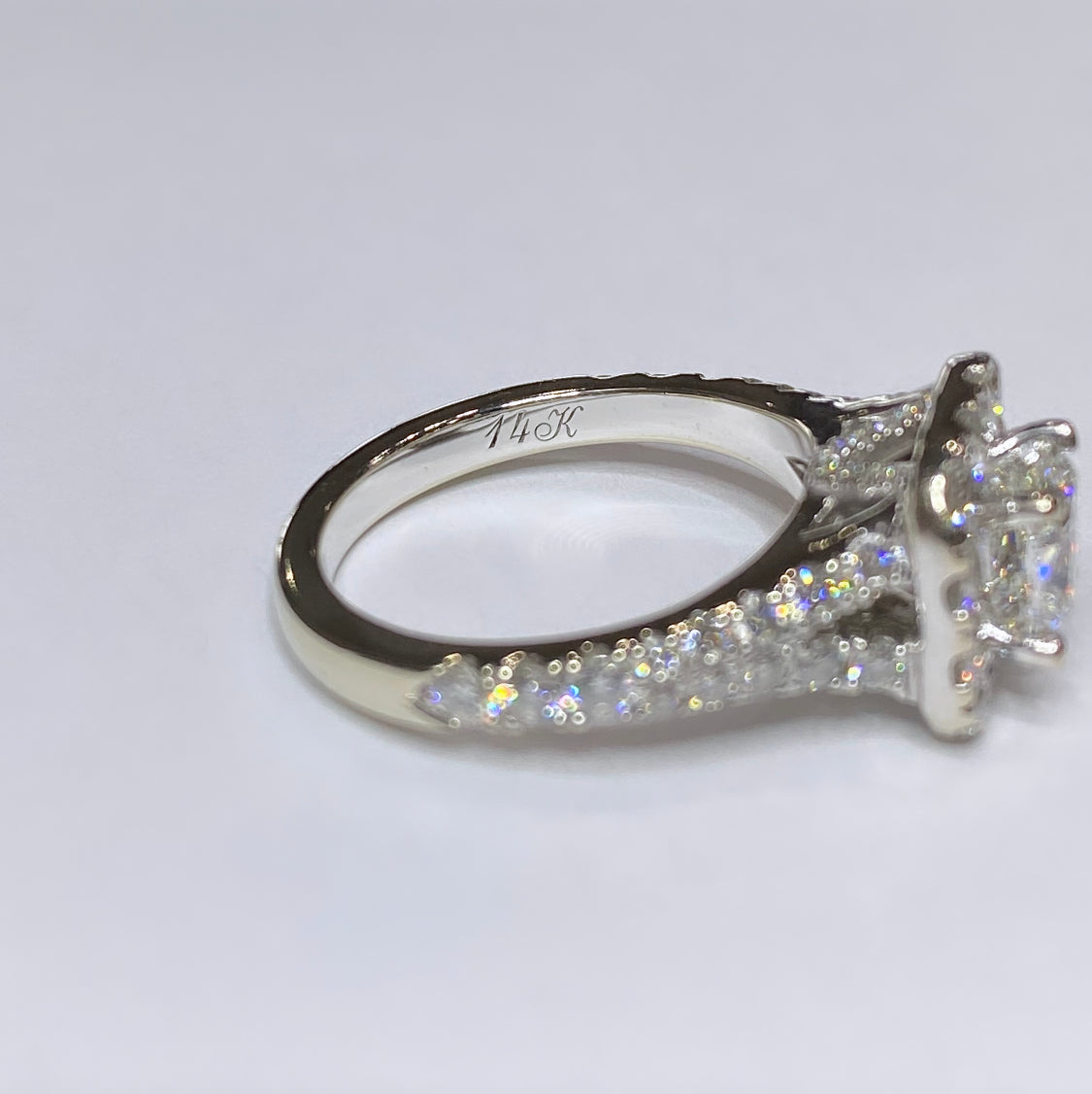 Neil Lane Cushion Cut Diamond Engagement Ring