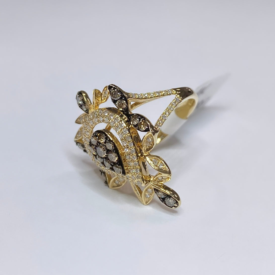 Effy 14k Espresso Diamond Filagree Ring
