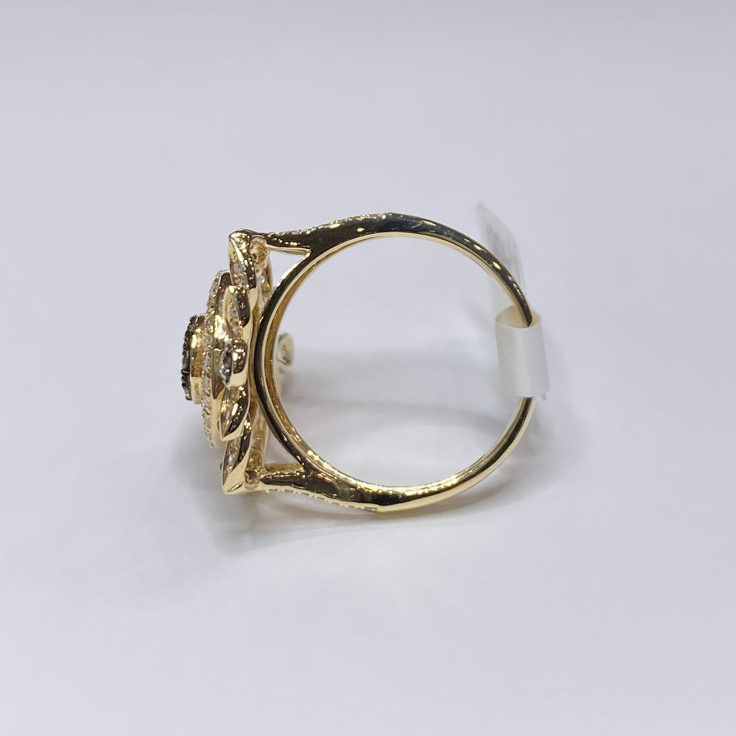 Effy 14k Espresso Diamond Filagree Ring