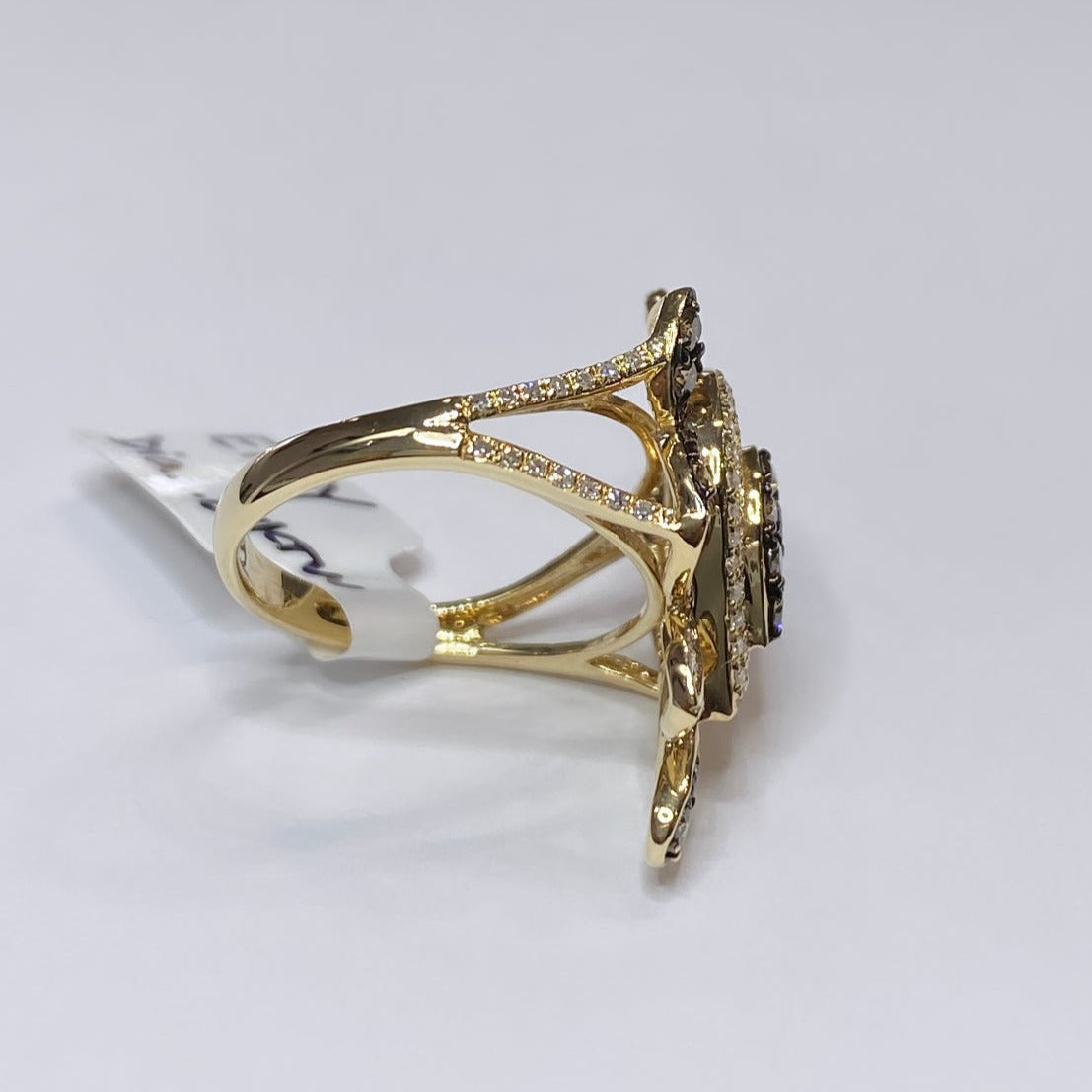 Effy 14k Espresso Diamond Filagree Ring