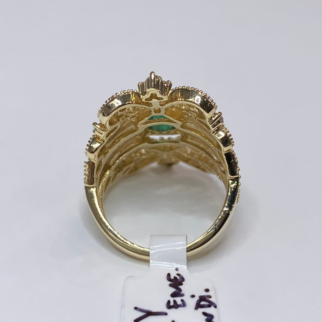 Effy 14k Brasilica Emerald & Diamond