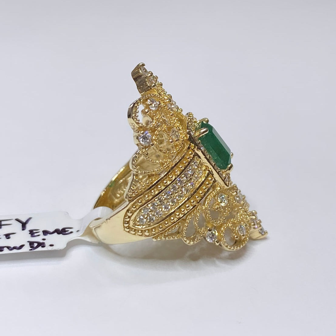 Effy 14k Brasilica Emerald & Diamond