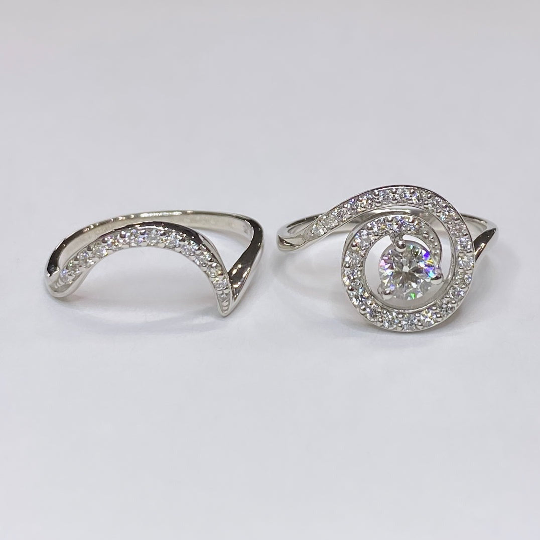 Na Hoku Wave Bridal Set
