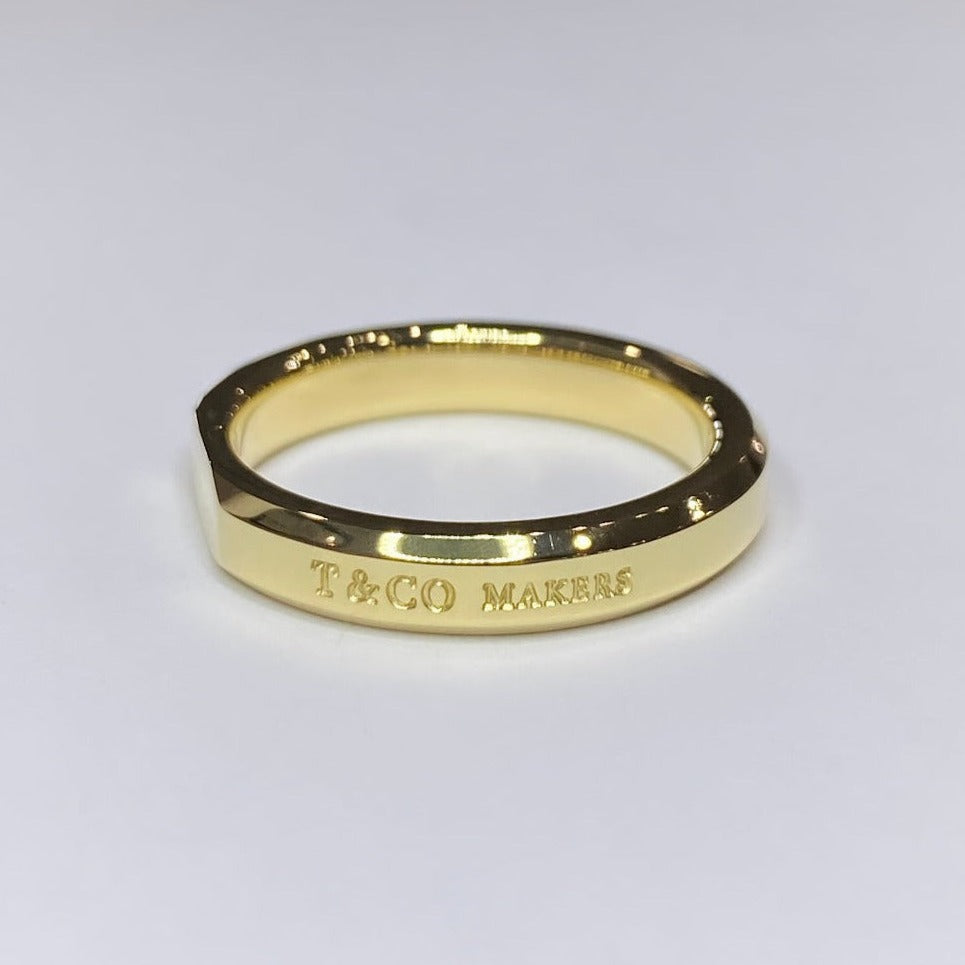 Tiffany & Co. 18k Makers Slice Ring