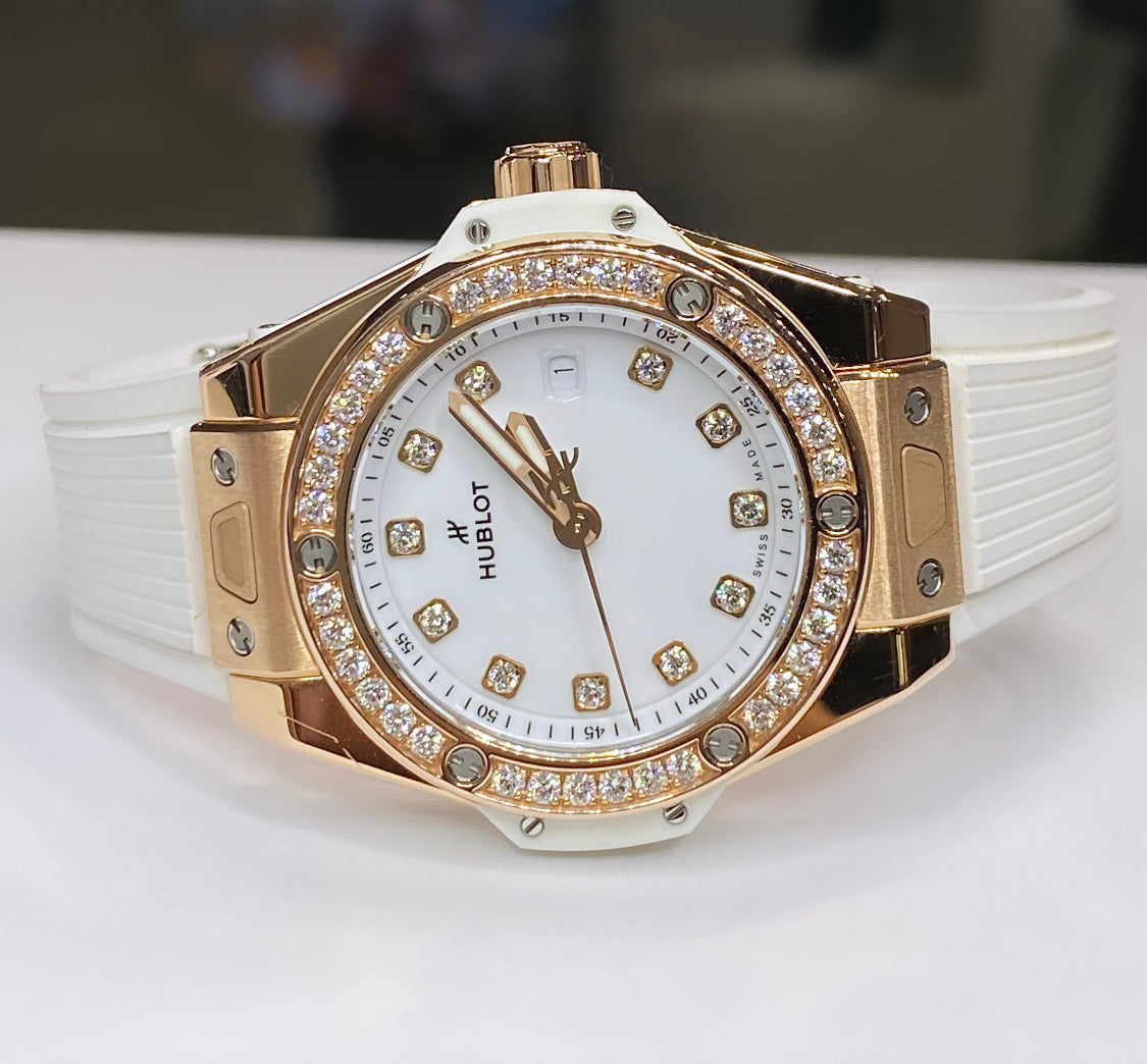Hublot Big Bang / One Click King Gold White Diamonds