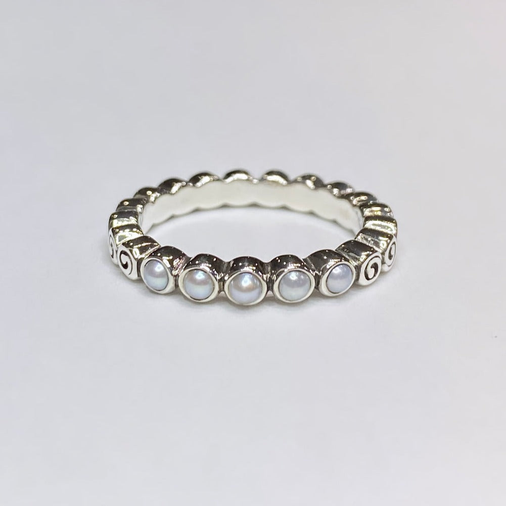 Pandora 925 & Pearl Ring