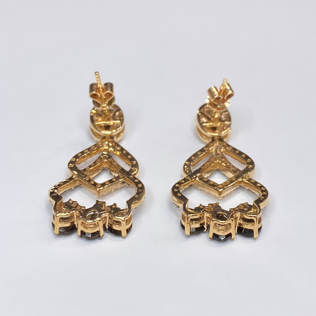 LeVian Chandelier Topaz Earrings