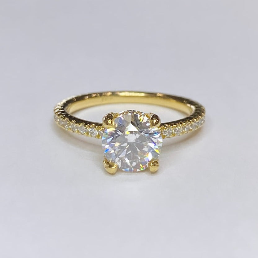 1.50ct Round Brilliant Diamond Bridal Set 18k