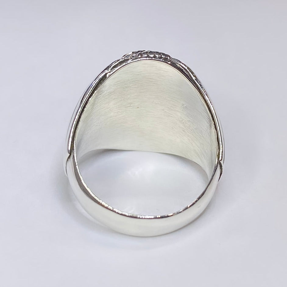 Men’s Oval Turquoise Sterling Silver Ring