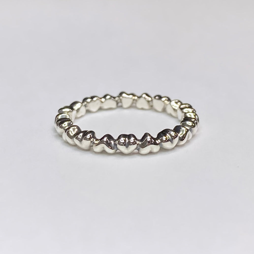 Pandora 925 Heart Eternity Band