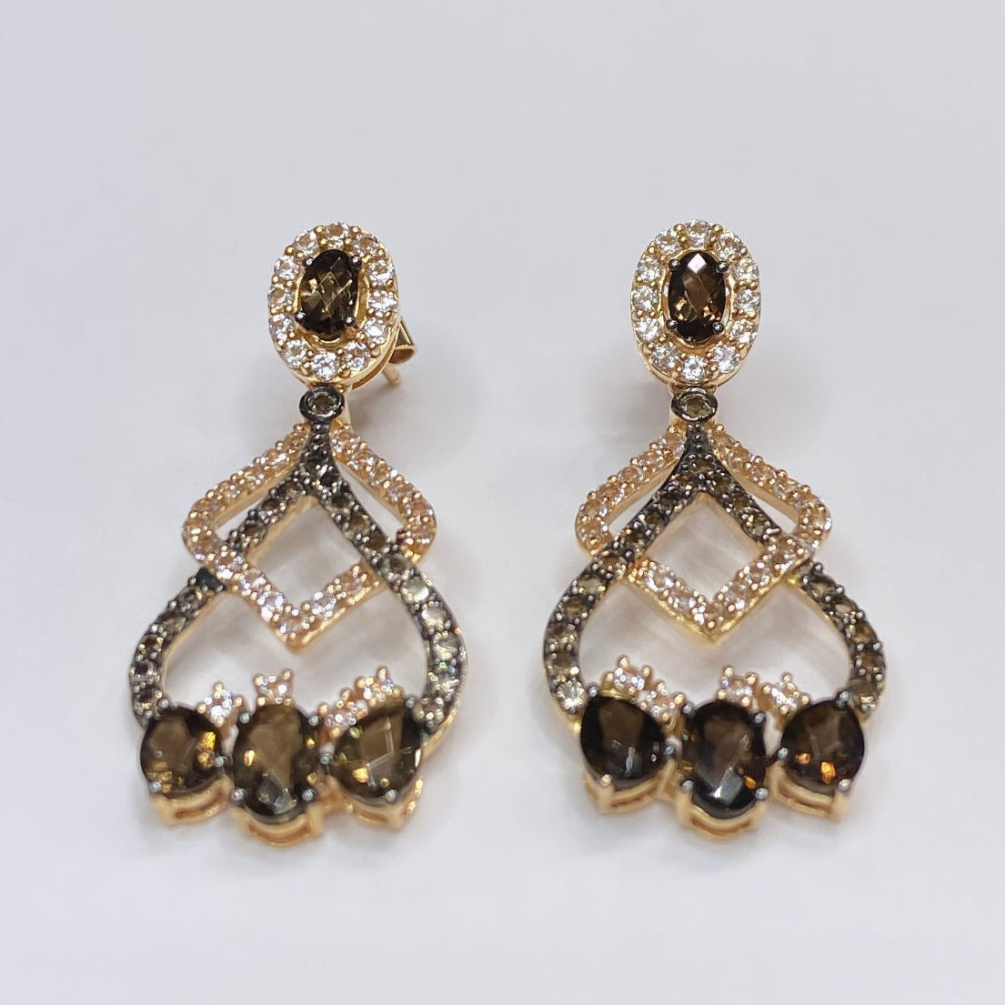 LeVian Chandelier Topaz Earrings