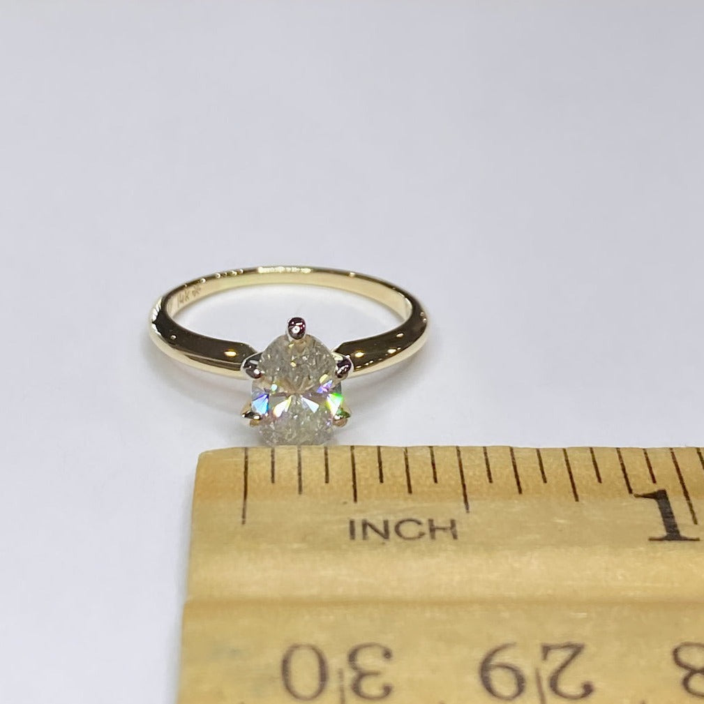 1ct Oval Shape Diamond Solitaire