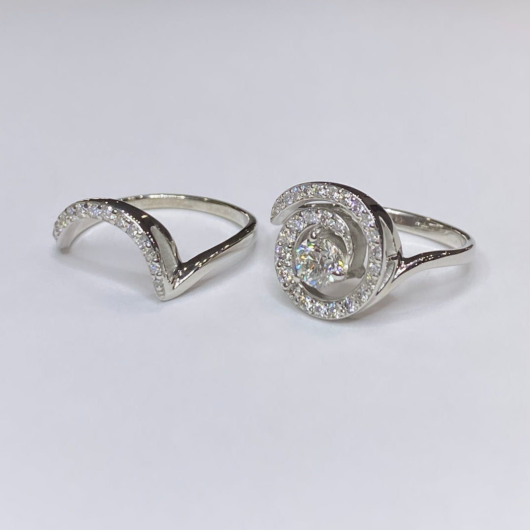 Na Hoku Wave Bridal Set