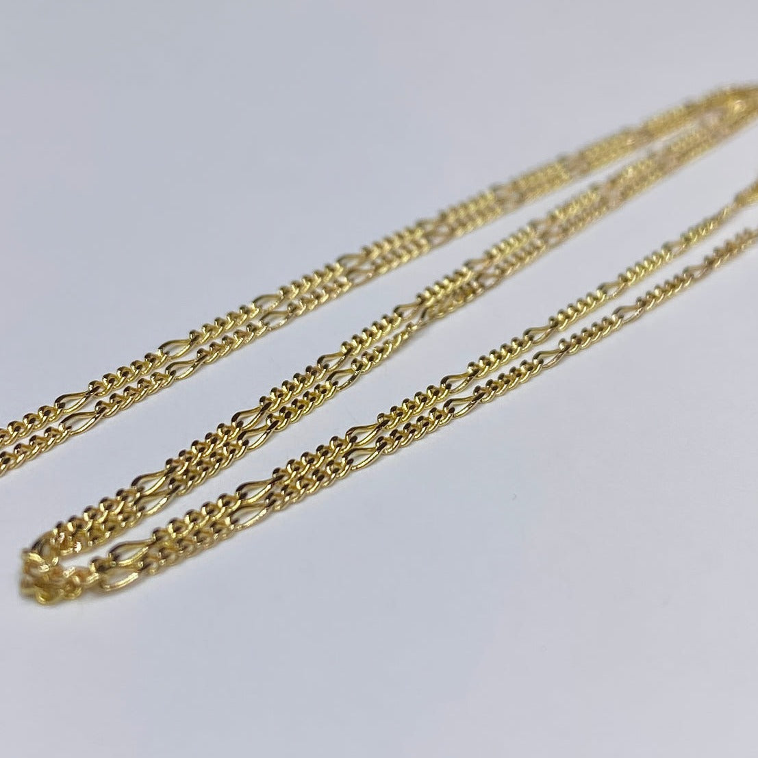 14k Thin Figaro Link Chain