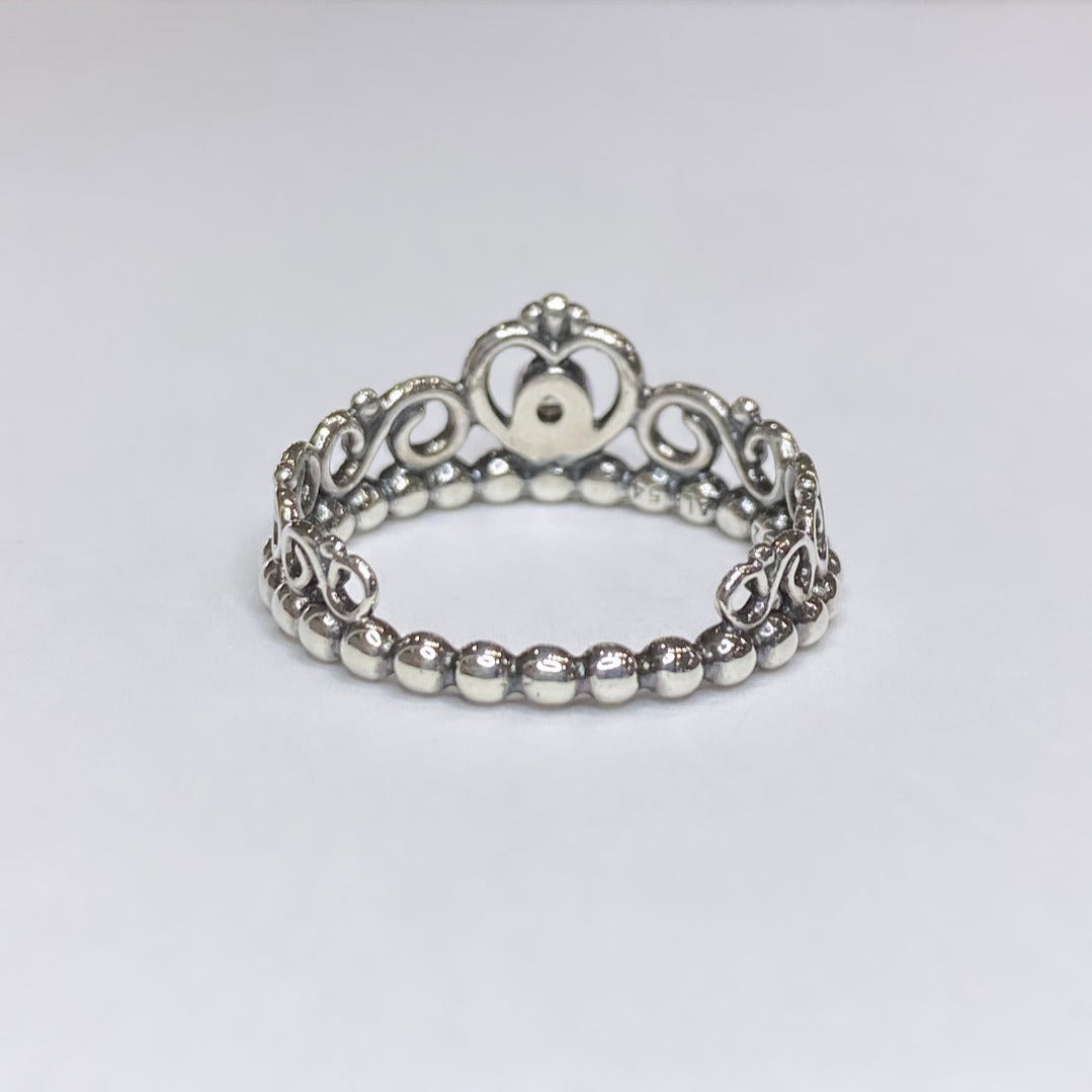 Pandora 925 Tiara Ring With CZ