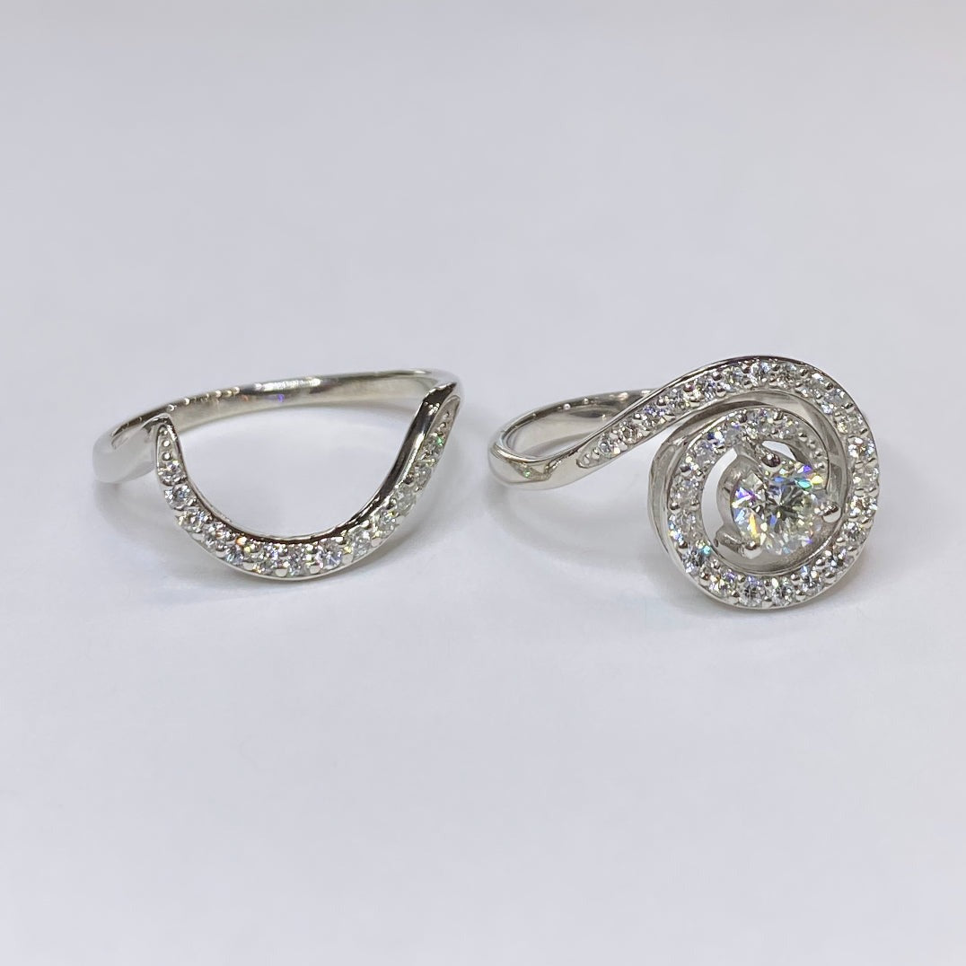 Na Hoku Wave Bridal Set
