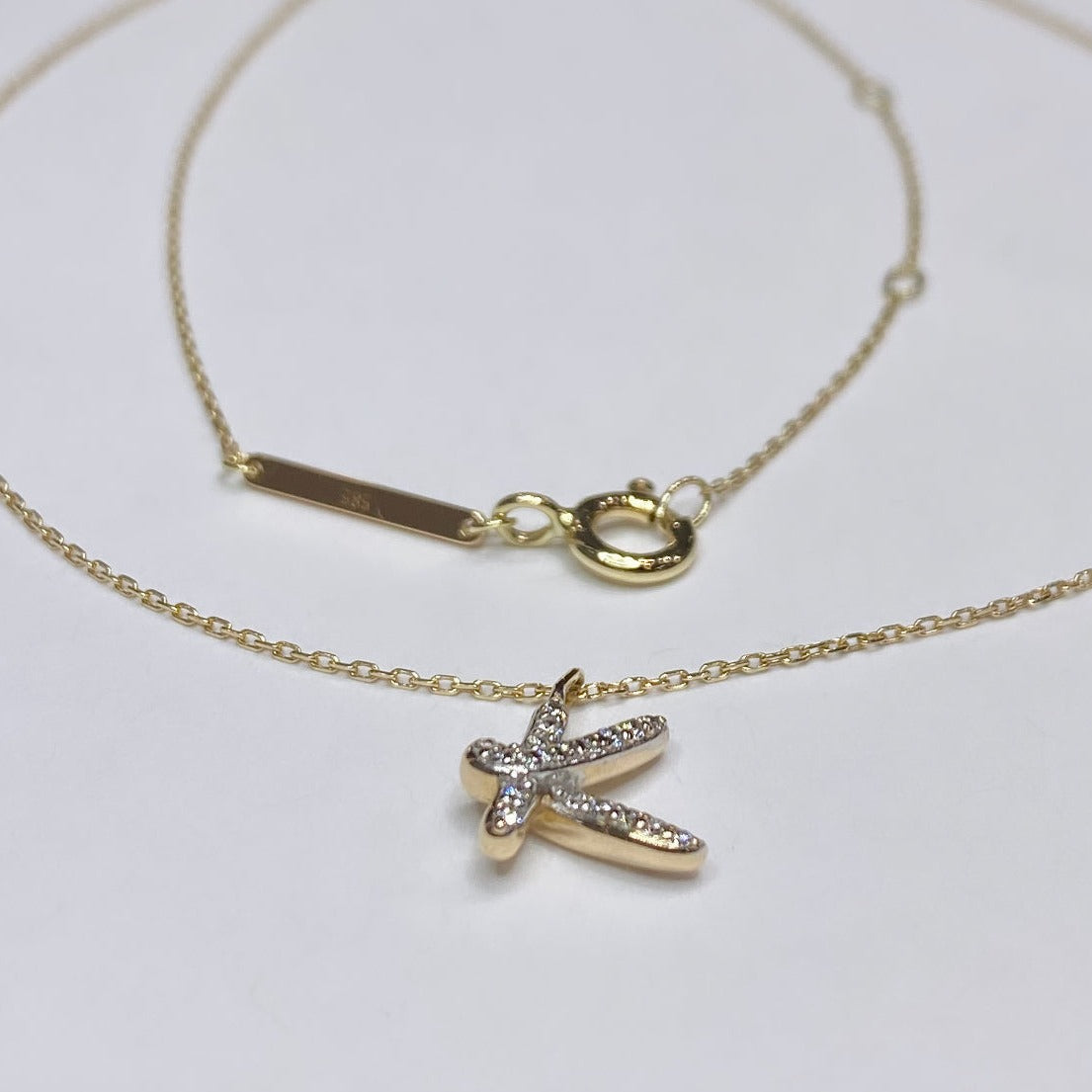 Kendra Scott Initial ‘K’ Diamond Necklace