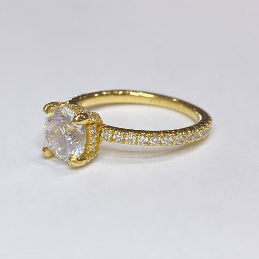 1.50ct Round Brilliant Diamond Bridal Set 18k