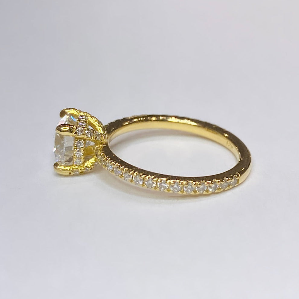 1.50ct Round Brilliant Diamond Bridal Set 18k