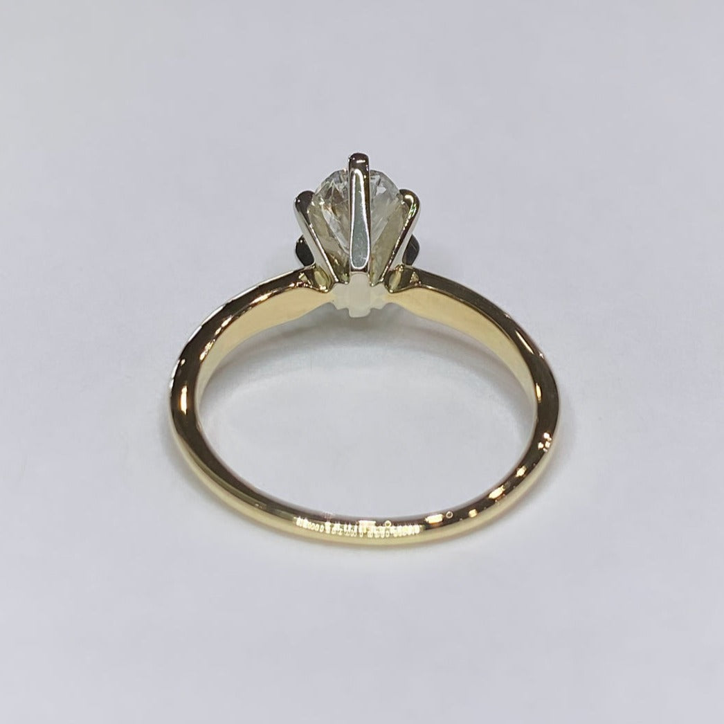 1ct Oval Shape Diamond Solitaire