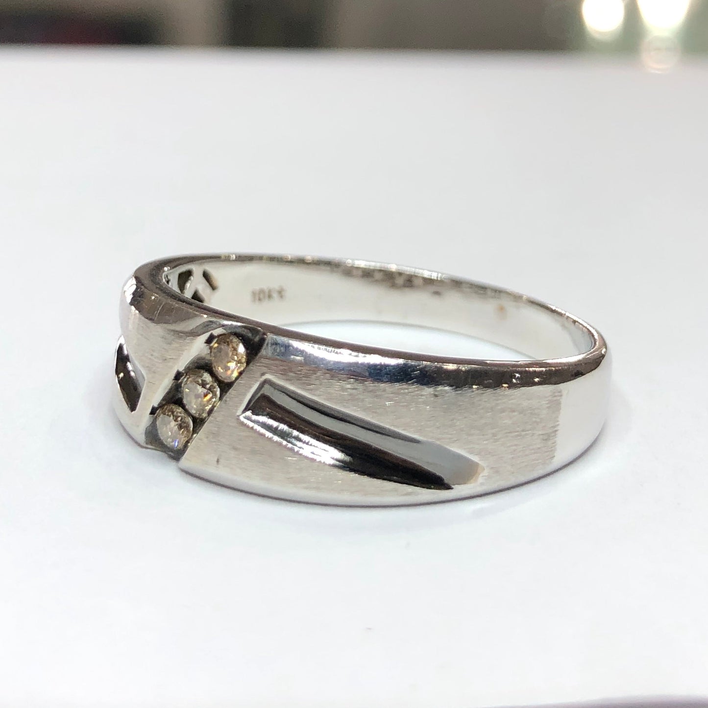 Gents Chocolate Diamond Band