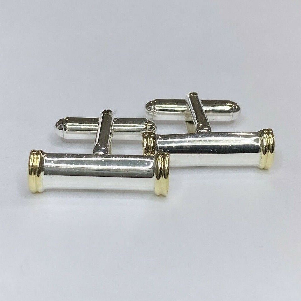 Tiffany & Co. 925 & 18k Cuff Links
