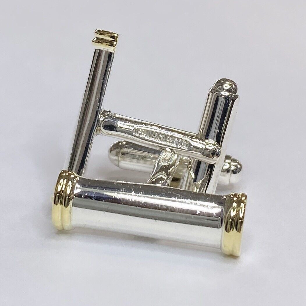 Tiffany & Co. 925 & 18k Cuff Links