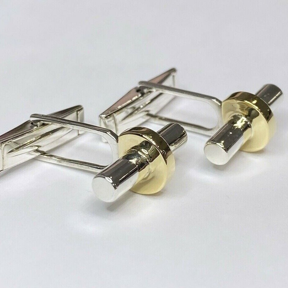 Tiffany & Co 925 & 18k Cufflinks