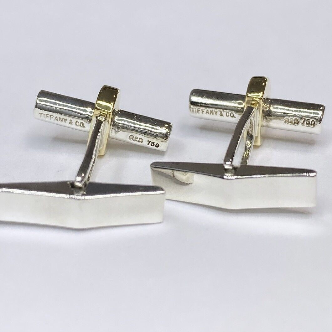 Tiffany & Co 925 & 18k Cufflinks
