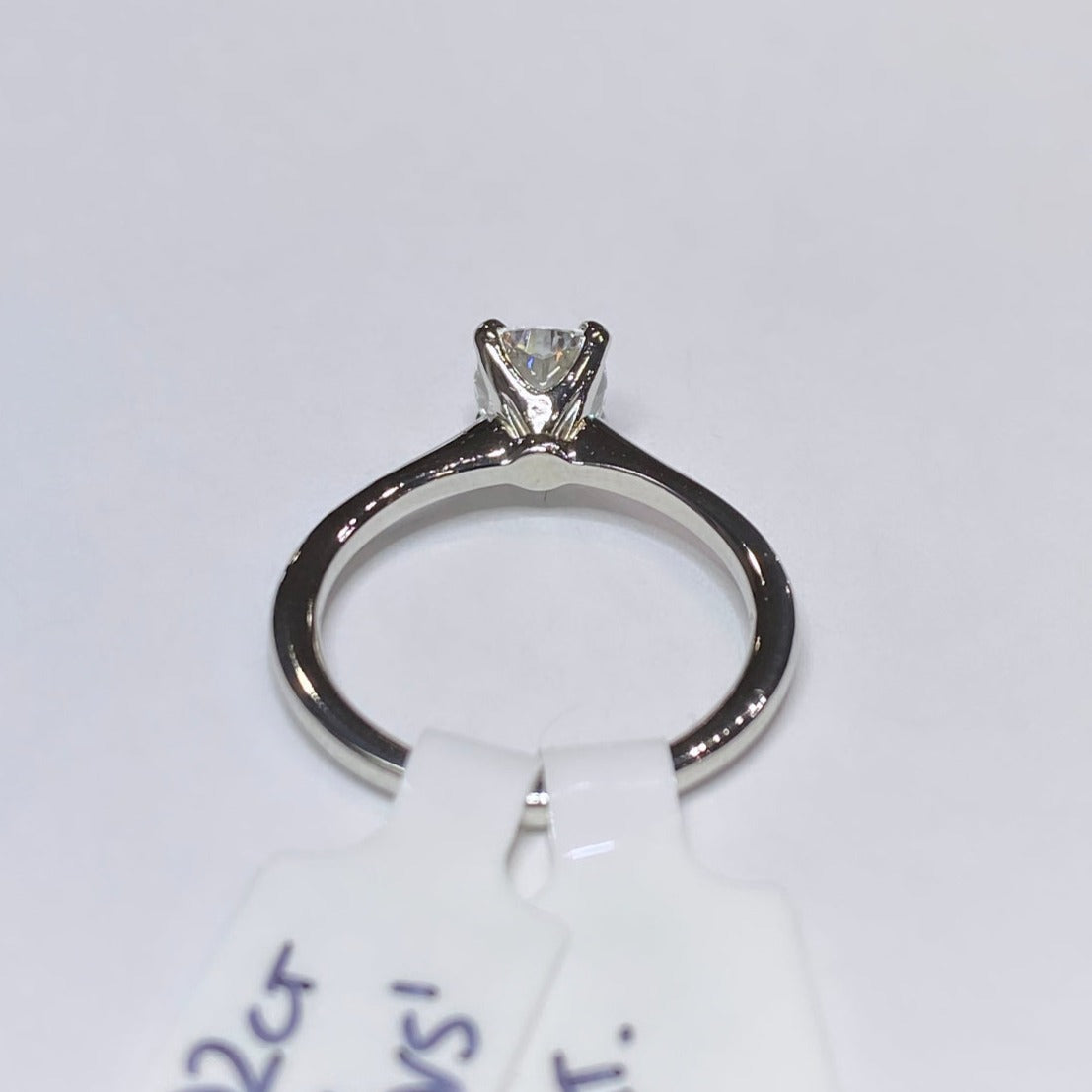 1.02ct Cushion Cut G.I.A Certified Platinum Solitaire